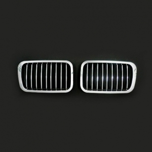 BMW E36 (1991-95) Chrome Gray Front Grille