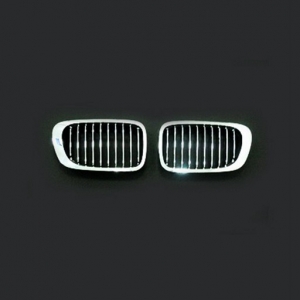BMW E46 2D (1999-03Pre-LCI) Chrome/Black Front Grille