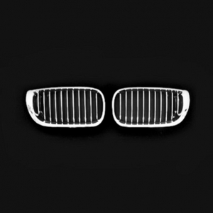 For BMW E46 4D (2002~04 改款後) 電鍍/灰 水箱罩