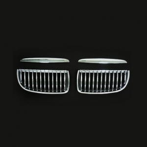 BMW E90/E91 (2005~08) Chrome/Gray Front Grille