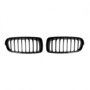 BMW F30 Shiny Black/Matte Performance-Style Front Grille