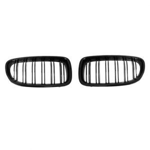 BMW F10 F11 M5-Style Double Slats+Shiny Black Front Grille