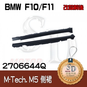For BMW F10/F11 (改款前後)(M-Tech)(M5) 側裙含配件, 素材