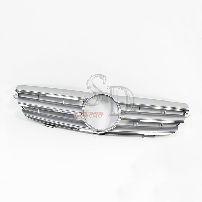 FOR Mercedes CLK class W209 03-06年 亮銀 水箱罩